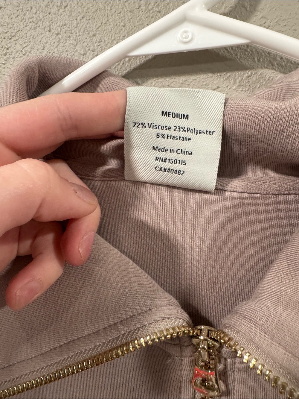 Varley Full Zip Sweatshirt Haven Well Within - Picture 5 of 8